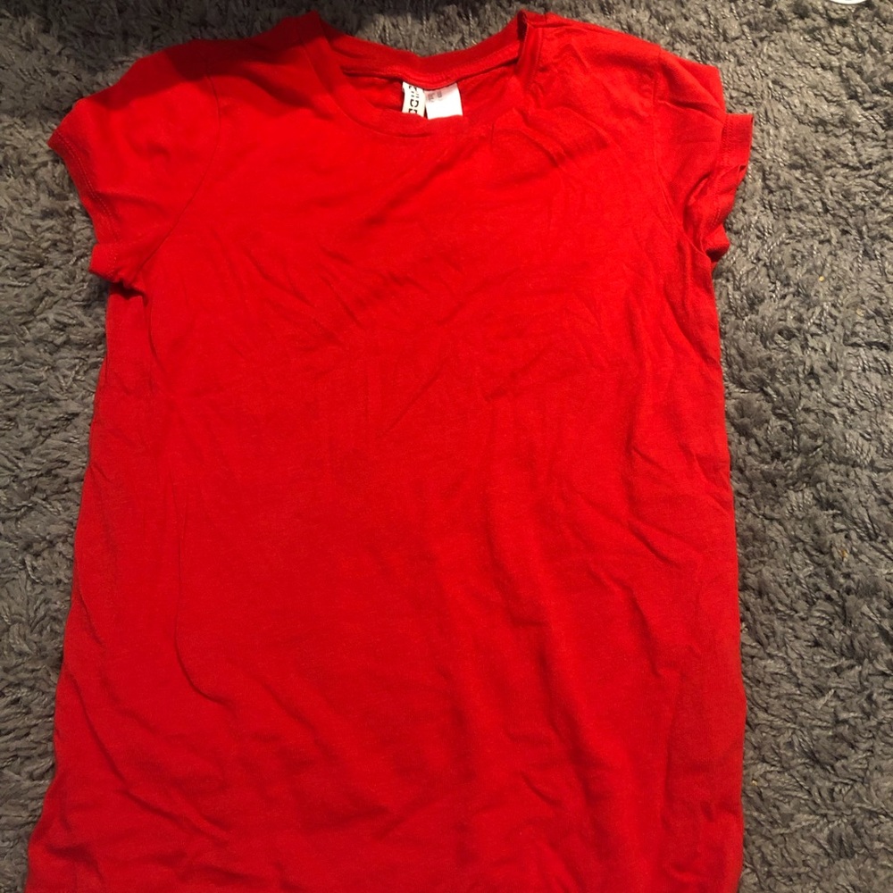 soft red t-shirt